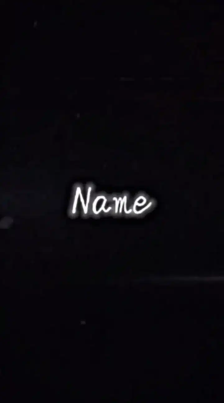 Name Trend CapCut Template