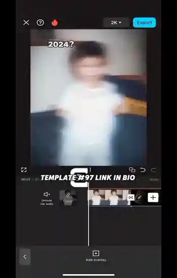 Before and after Transform Capcut Template